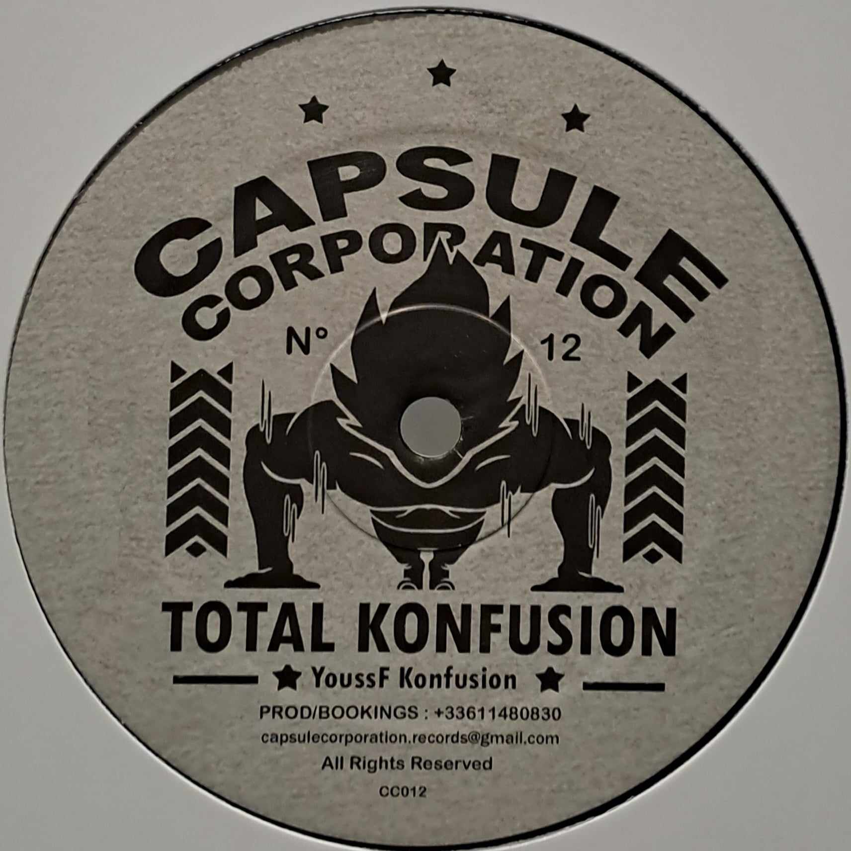Capsule Corp 12 (dernières copies en stock) - vinyle freetekno